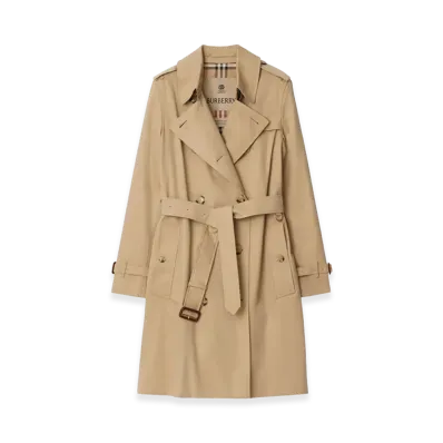 Burberry Women's Trench Doppio Petto Coat "Beige"