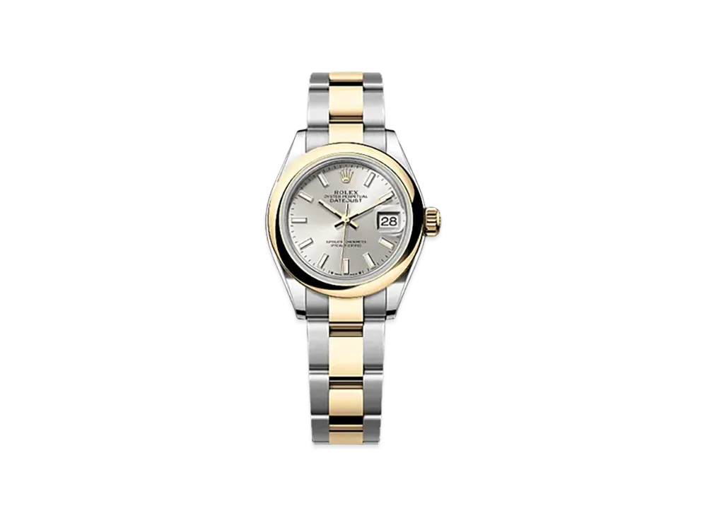 ROLEX Lady-Datejust 28mm Oystersteel & Yellow Gold 279163 "Silver"