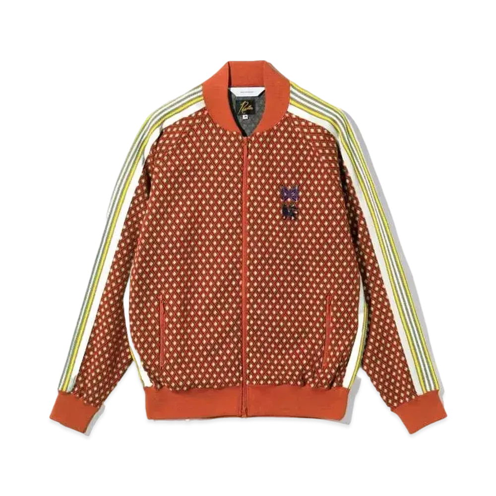 Needles x Sasquatchfabrix. R.C. Track Jacket- Diamond Jq. "Orange"
