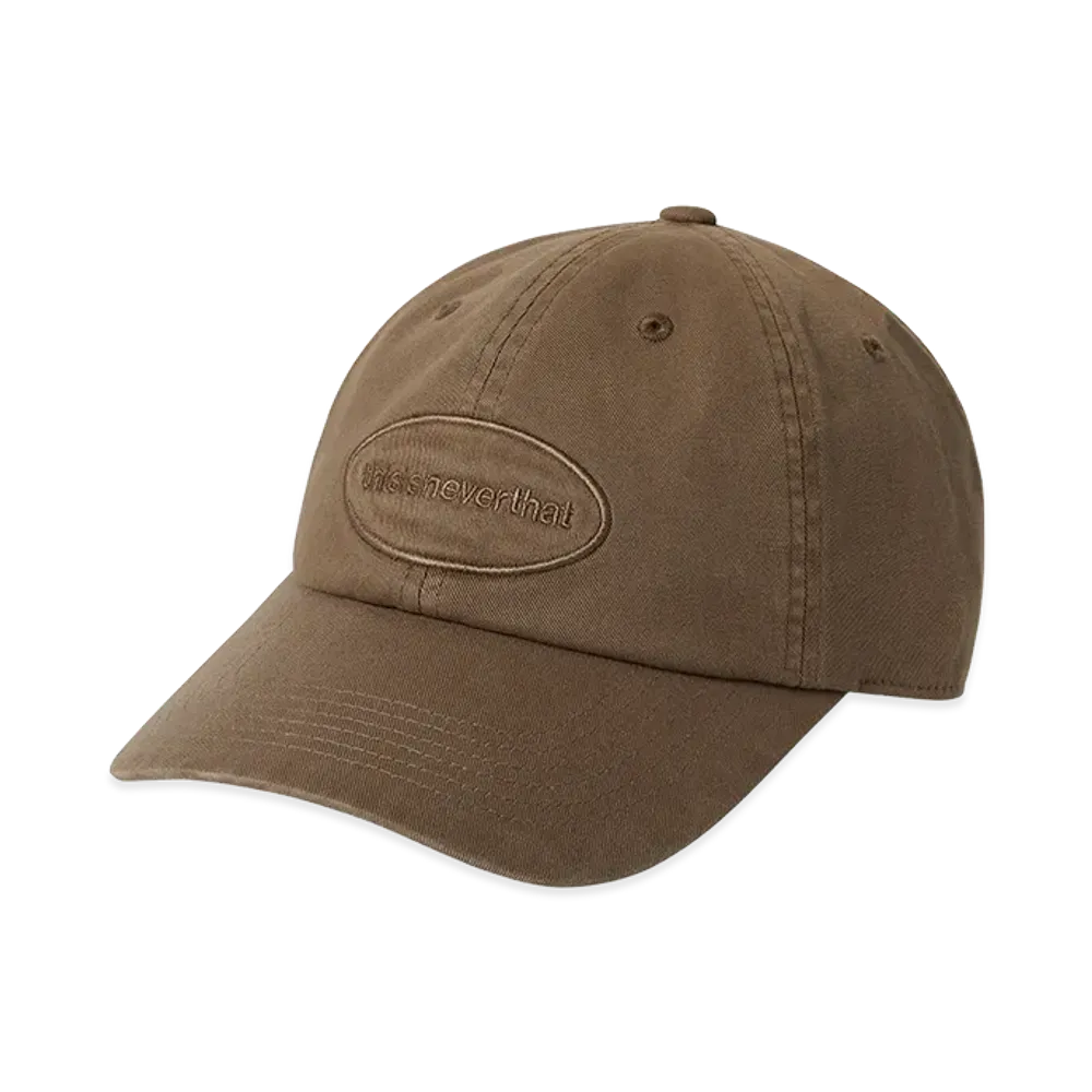 thisisneverthat Overdyed E/T-Logo Cap "Camel"