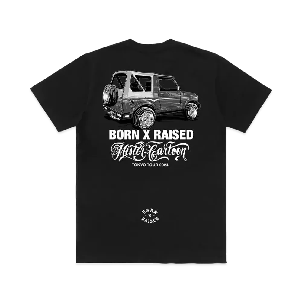 Born x Raised x Mister Cartoon Samurai Tee "Black"
