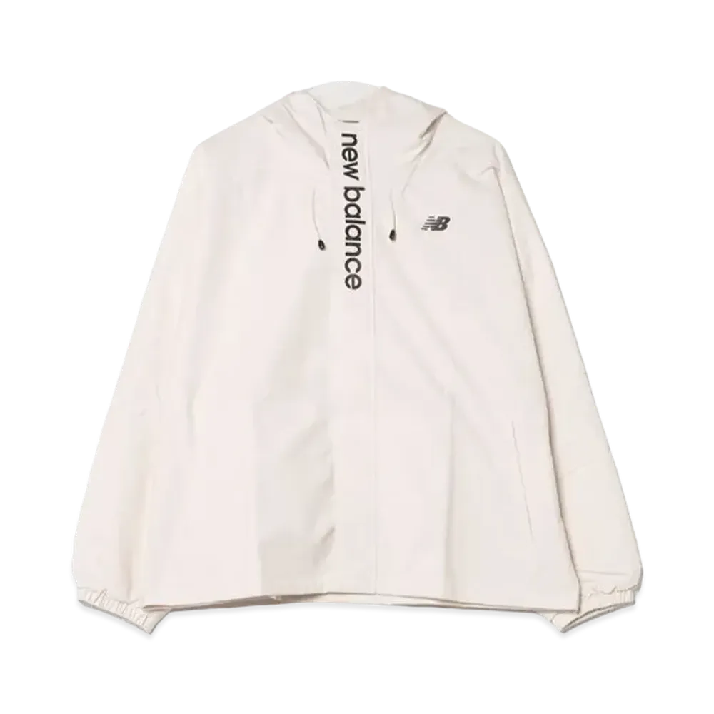 New Balance Hooded Woven Jacket "White"