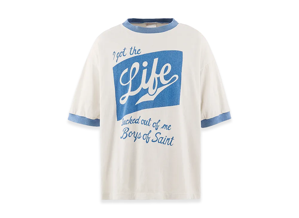 Saint Mxxxxxx x BOYS OF SUMMER BOS SS T-Shirt Ringer Tee "White"