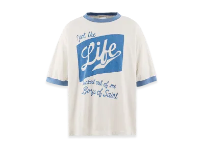 Saint Mxxxxxx x BOYS OF SUMMER BOS SS T-Shirt Ringer Tee "White"