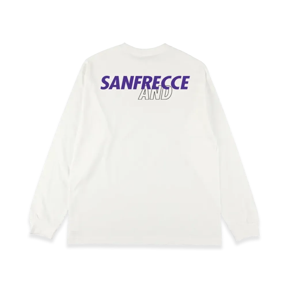 WIND AND SEA x J.LEAGUE SANFRECCE L/S Tee "White"