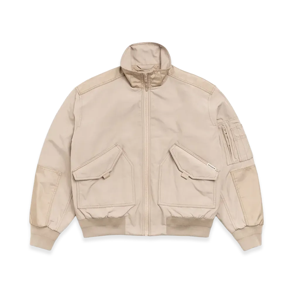 Stussy Mock Neck Flight Bomber "Khaki"