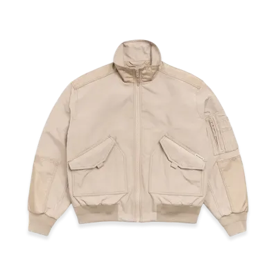 Stussy Mock Neck Flight Bomber "Khaki"