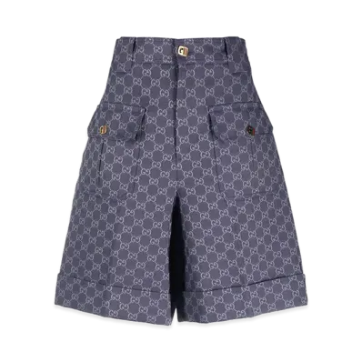 GUCCI Women's Cruise Shorts "Blue"