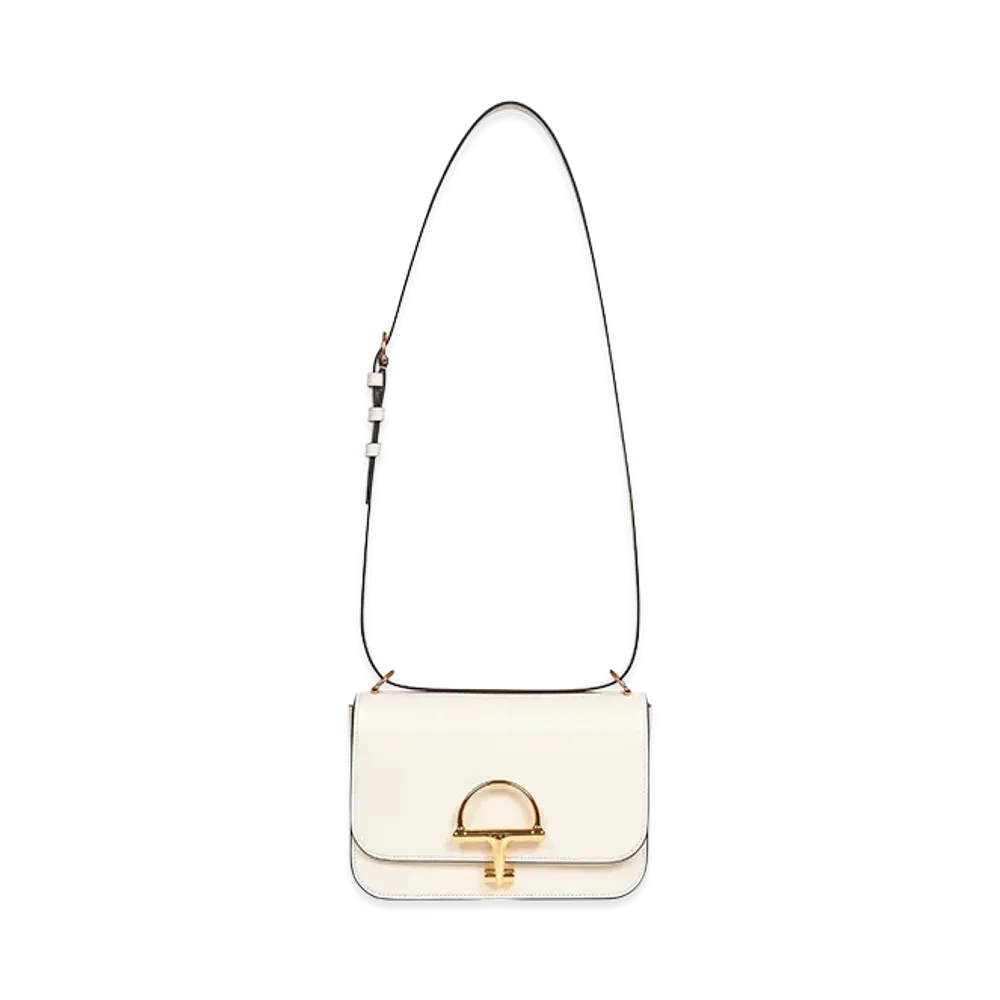 GUCCI Women's Leather Small Gucci Siena Shoulder Bag "White"