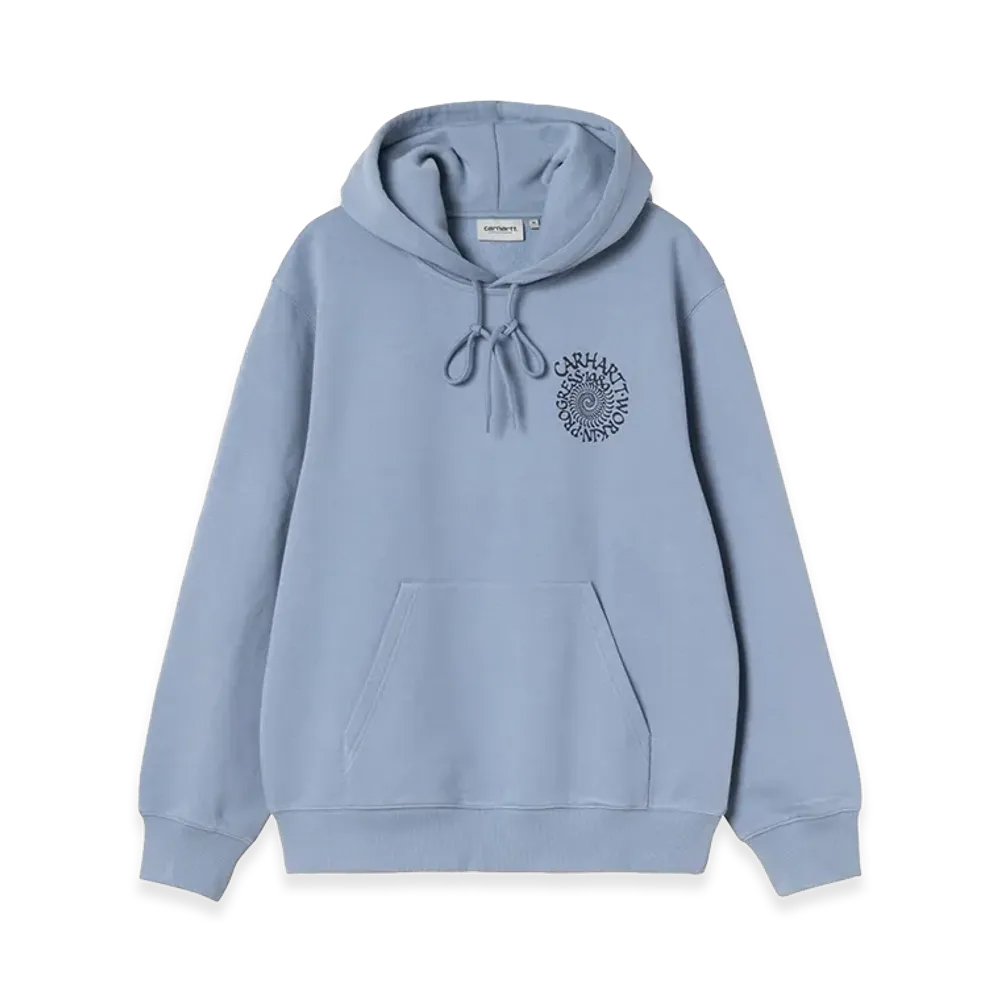 Carhartt WIP Hooded Spiral Sweat "Gentle Blue"