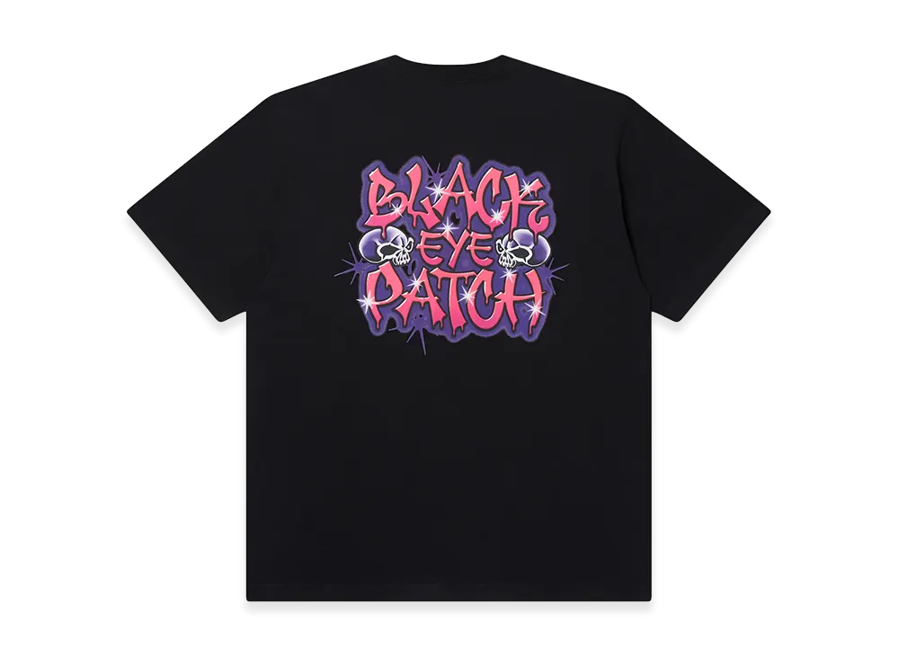 BlackEyePatch Crossbones Small Og Graffiti Tee "Black"