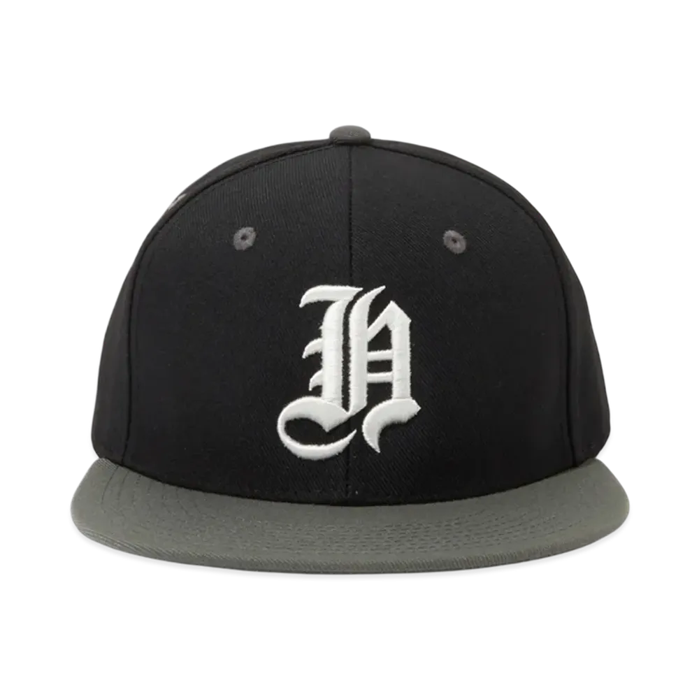 Hide and Seek H Baseball Cap "Black/Charcoal Gray"