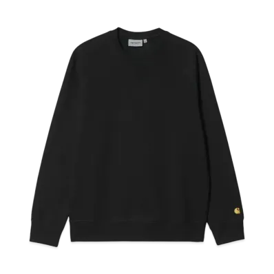 Carhartt WIP Chase Sweatshirt "Black / Gold"