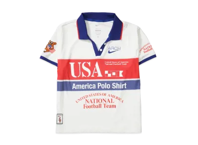 Nike x Virgil Abloh Archive (V.A.A.) X2 World Cup Women's Short-Sleeve Polo United States "White"