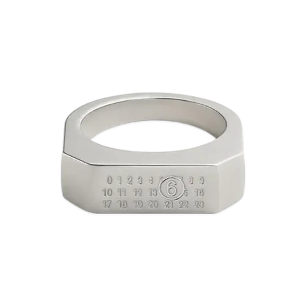 MM6 Maison Margiela Numeric Ring "Silver"
