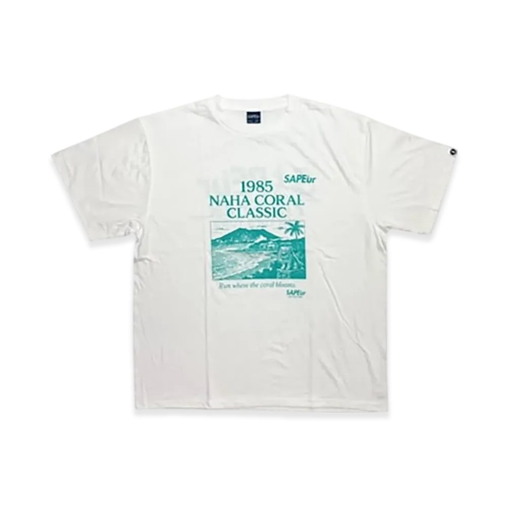 SAPEur Cargo Run Finisher Tee Okinawa S/S Tee "White"