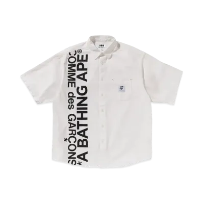A BATHING APE x CDG Osaka S/S Shirt "White"