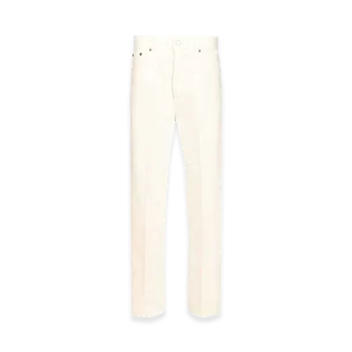 CELINE Look 5/60 - Boyfriend Jeans 001 Rigid Cotton Denim "White"