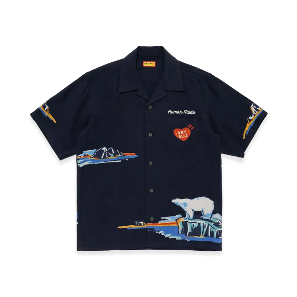 HUMAN MADE Printed Shirt "Navy"