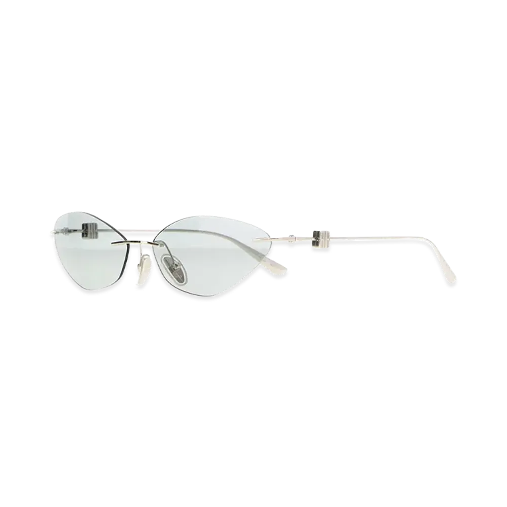 BALENCIAGA Women's Metal Sunglasses "Silver"