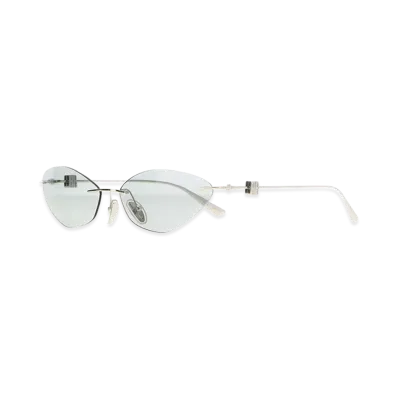 BALENCIAGA Women's Metal Sunglasses "Silver"