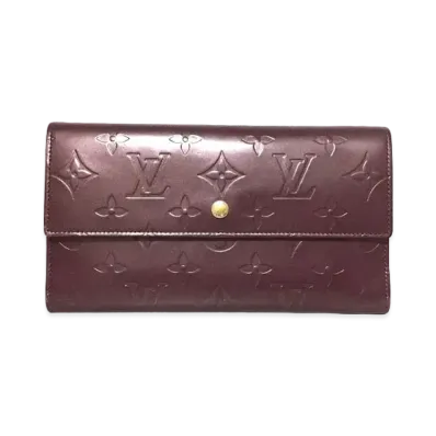 Louis Vuitton Porte Tresor International Monogram Matte "Violet"