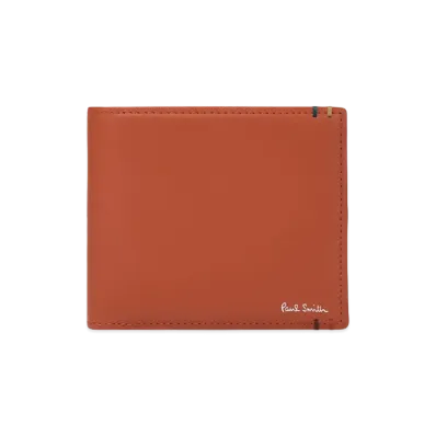 Paul Smith Highlight Stitch Bifold Wallet "Red"