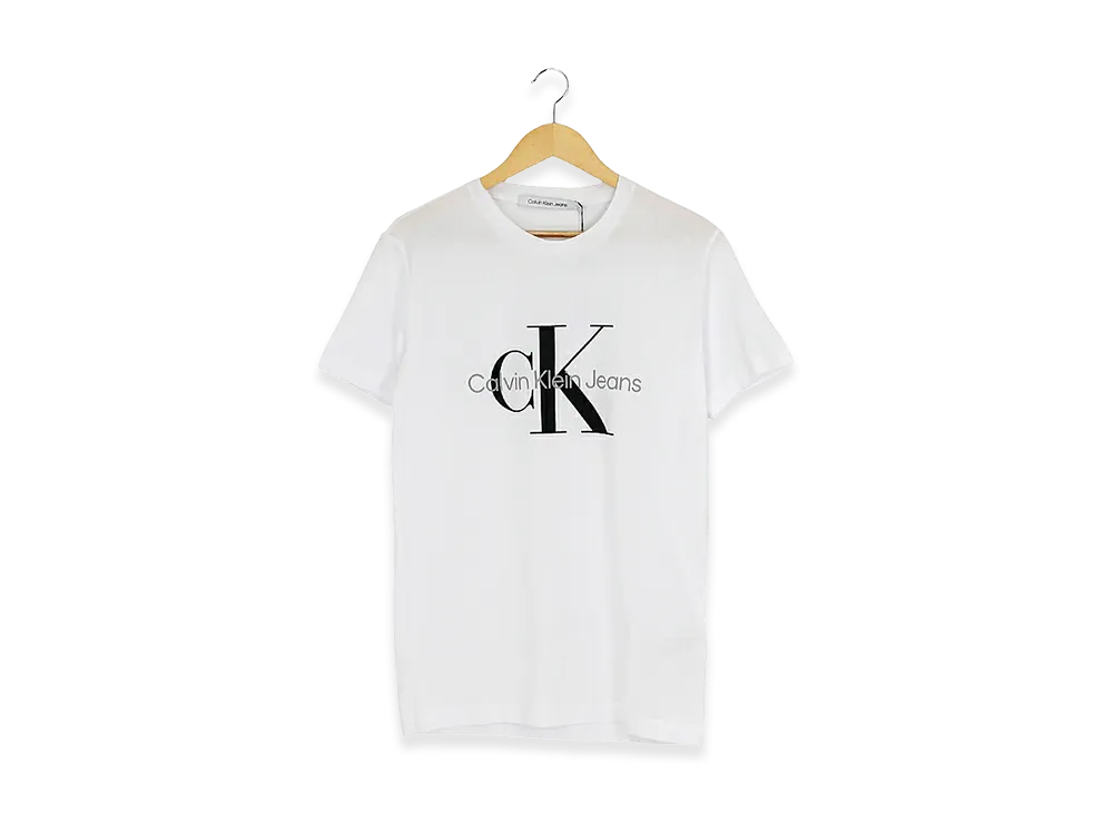 Calvin Klein Jeans Logo Print T-Shirt "Bright White"