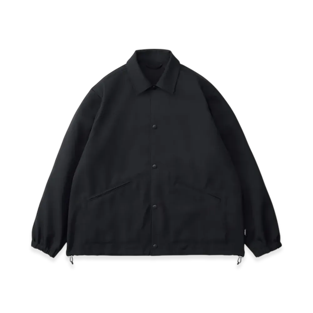 everyone Polyester Twill Coach Jacket "Black"
