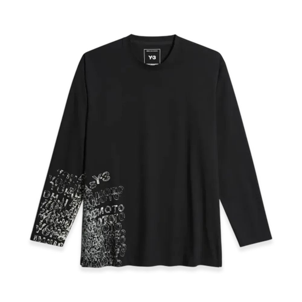 Y-3 GFX Long Sleeve Tee "Black"