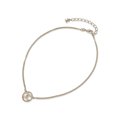 CHANEL Necklace "Gold/Rhinestone"