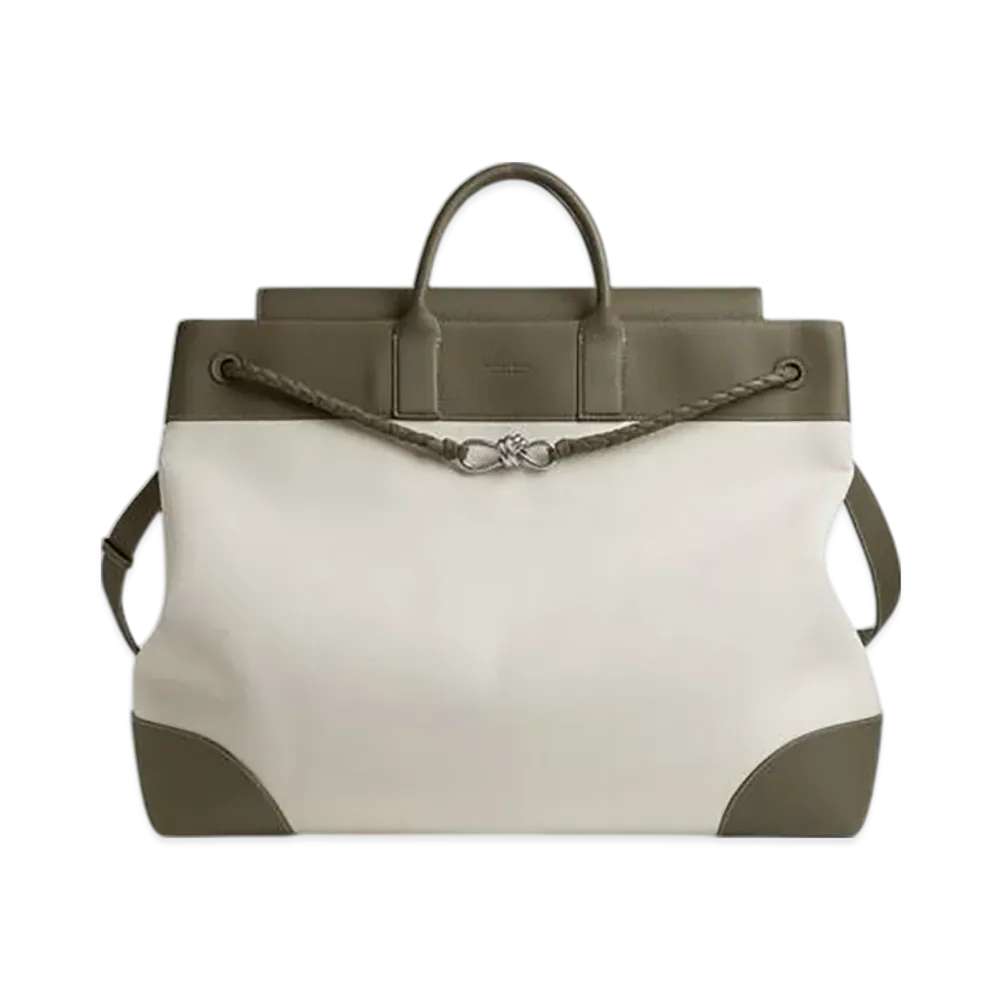 Bottega Veneta Maxi Andiamo Voyager "Natural/Cypress"