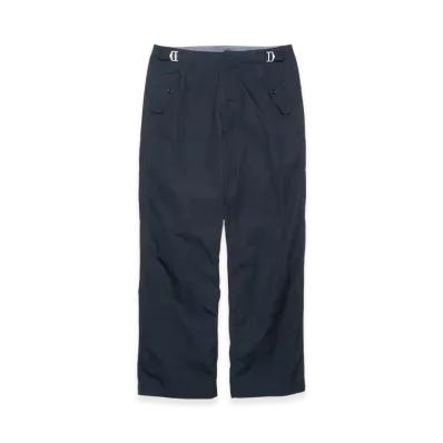 nanamica Side Belt Wide Pants "Navy"