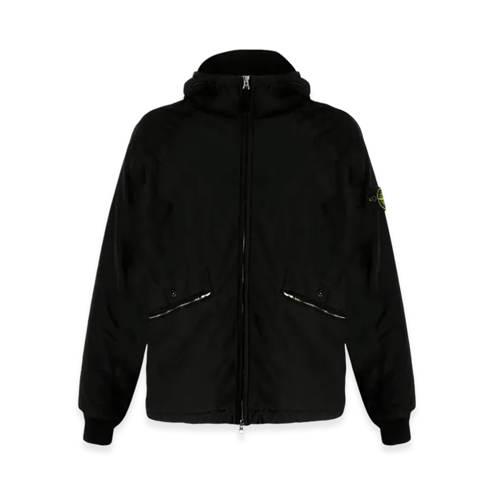 Stone Island 41631 Micro Fleece David Light-TC Hooded Jacket - 23FW "Black"