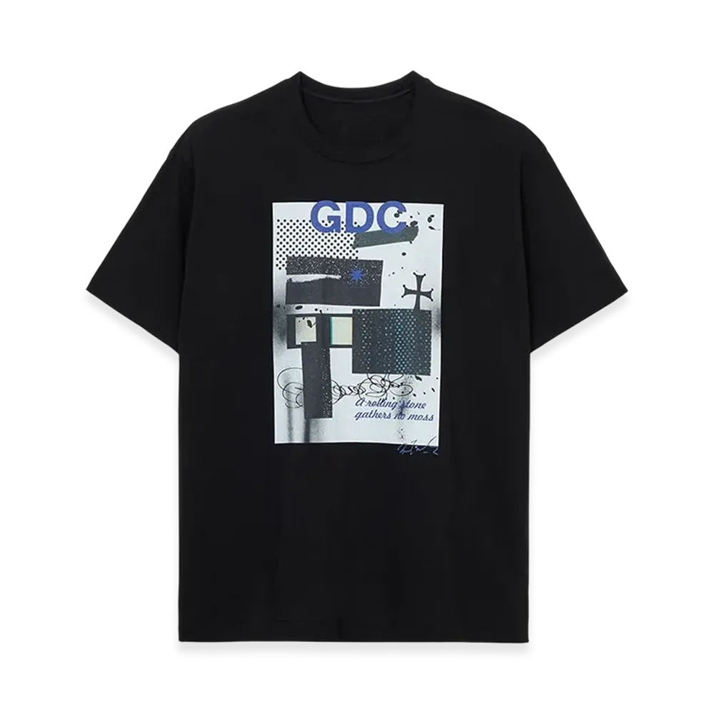 S'YTE x GDC Collage Art Graphic T-Shirt -Fluctuatingly 02- "Black"
