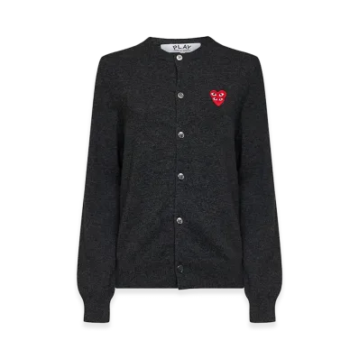 PLAY COMME des GARCONS Women's Sweaters "Dark Gray"