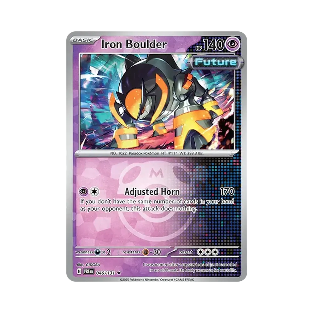 テツノイワオ R :マスターボールホロ [PRE EN 046/131]【英語版】(スカーレット&バイオレット「プリズマティックエボリューションズ」)