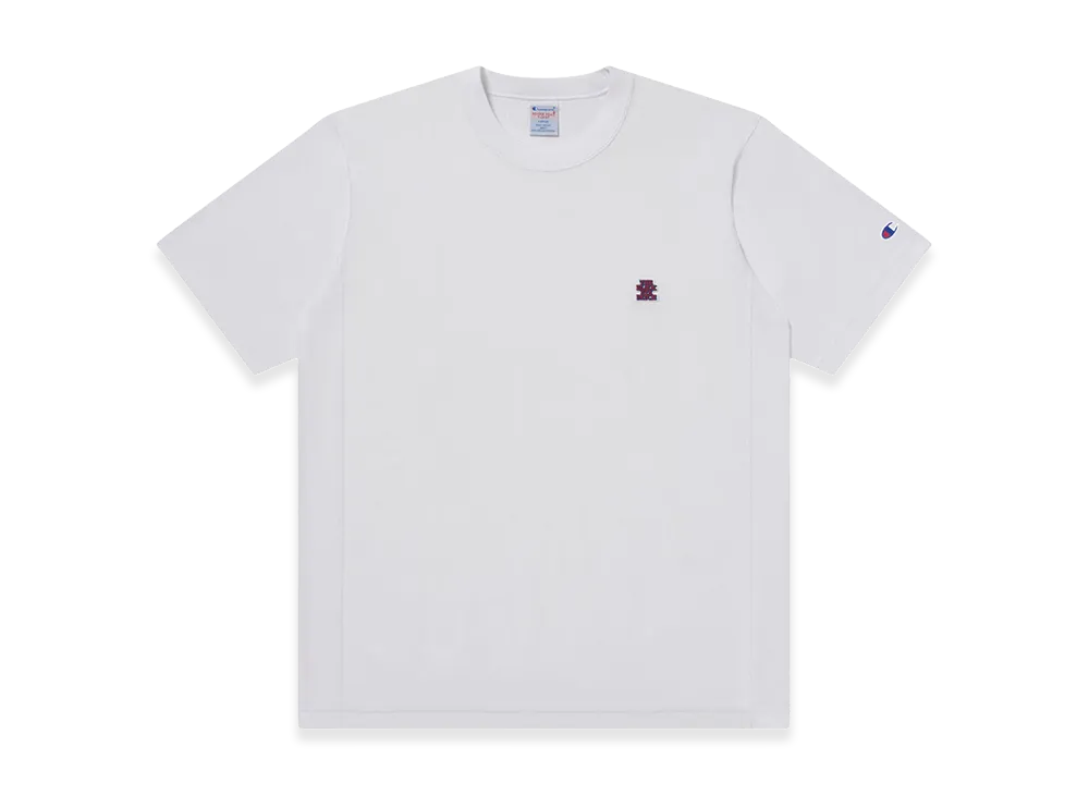 BlackEyePatch x Champion Small OG Label Reverse Weave S/S Tee "White"