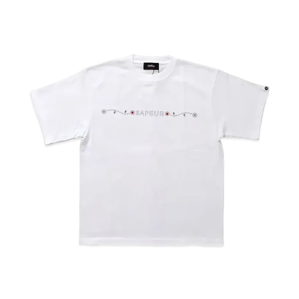 SAPEur x HTC Flower S/S Tee "White"