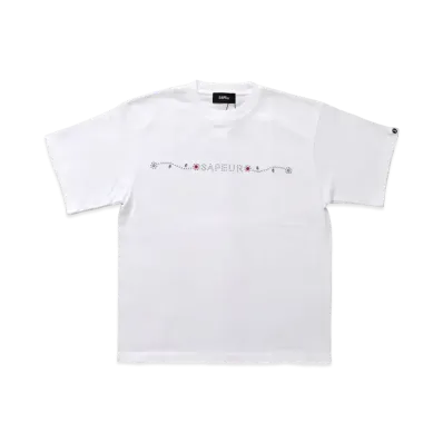 SAPEur x HTC Flower S/S Tee "White"