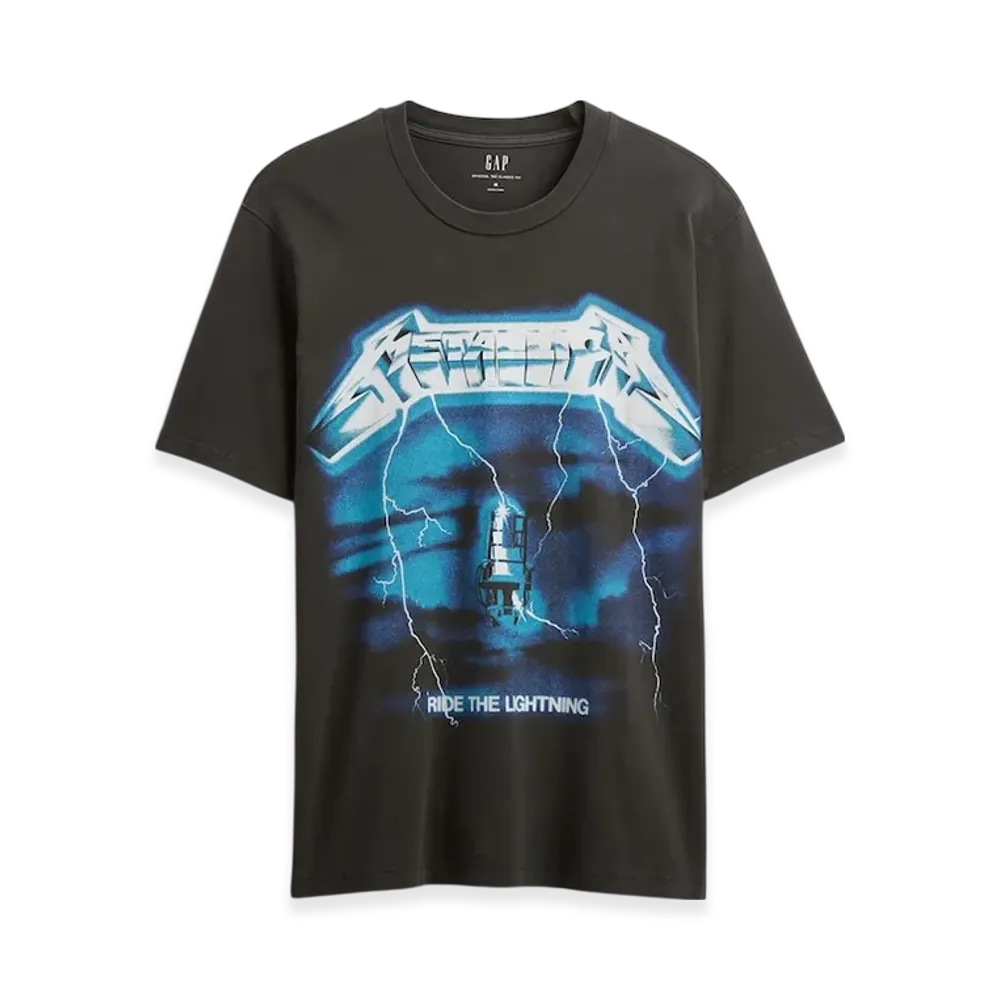 GAP Metallica Graphic T-Shirt "True Black"