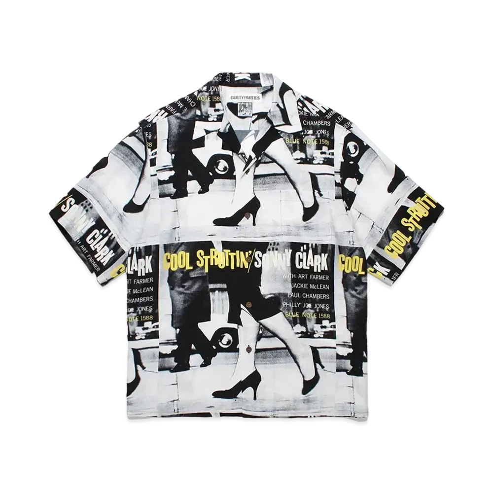 WACKO MARIA Blue Note / Hawaiian Shirt "Mono"