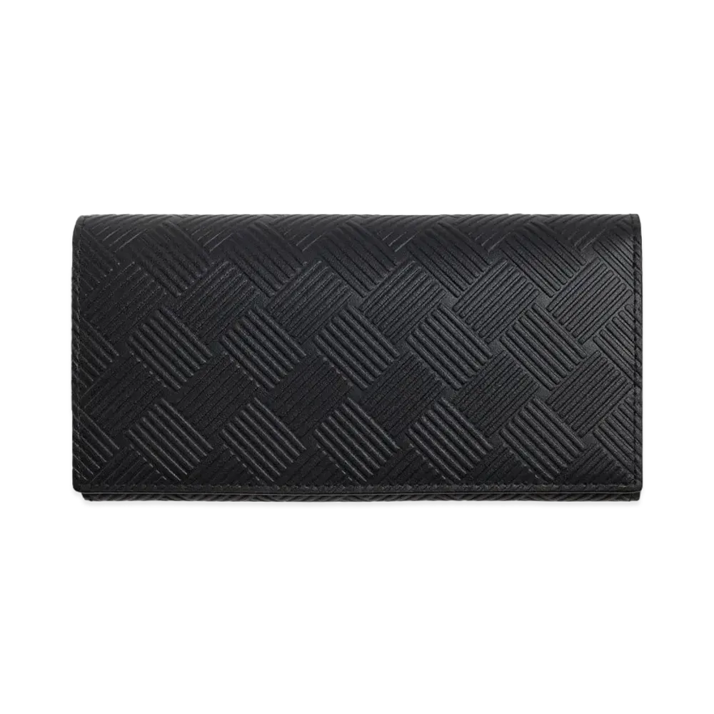 Bottega Veneta Long Wallet With Coin Purse "Black"