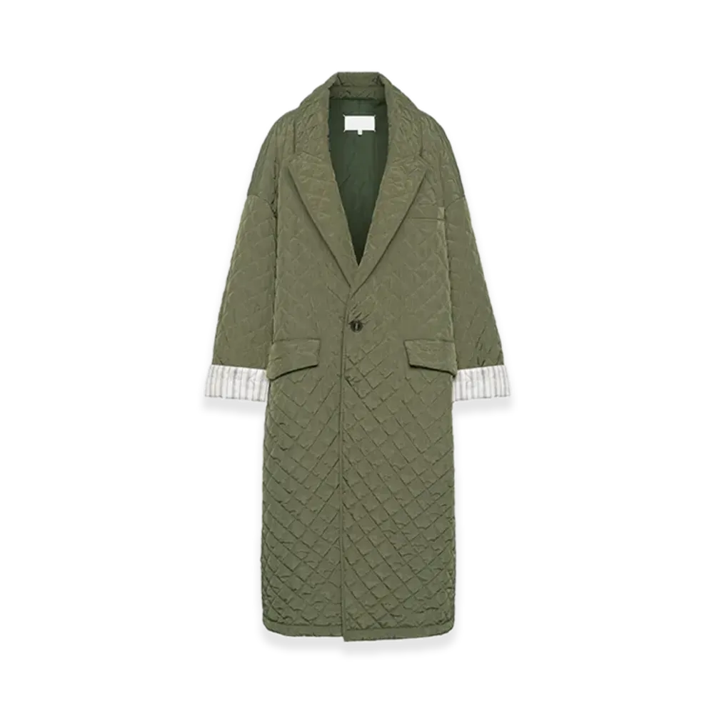 Maison Margiela Quilted Coat "Military Green"