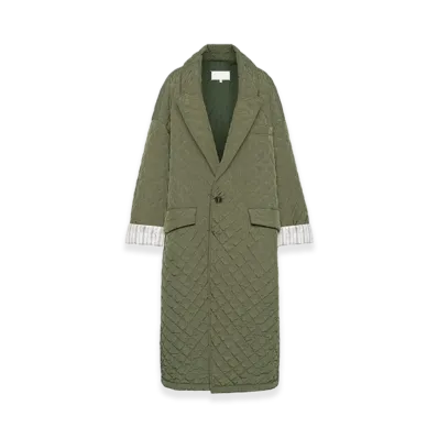 Maison Margiela Quilted Coat "Military Green"