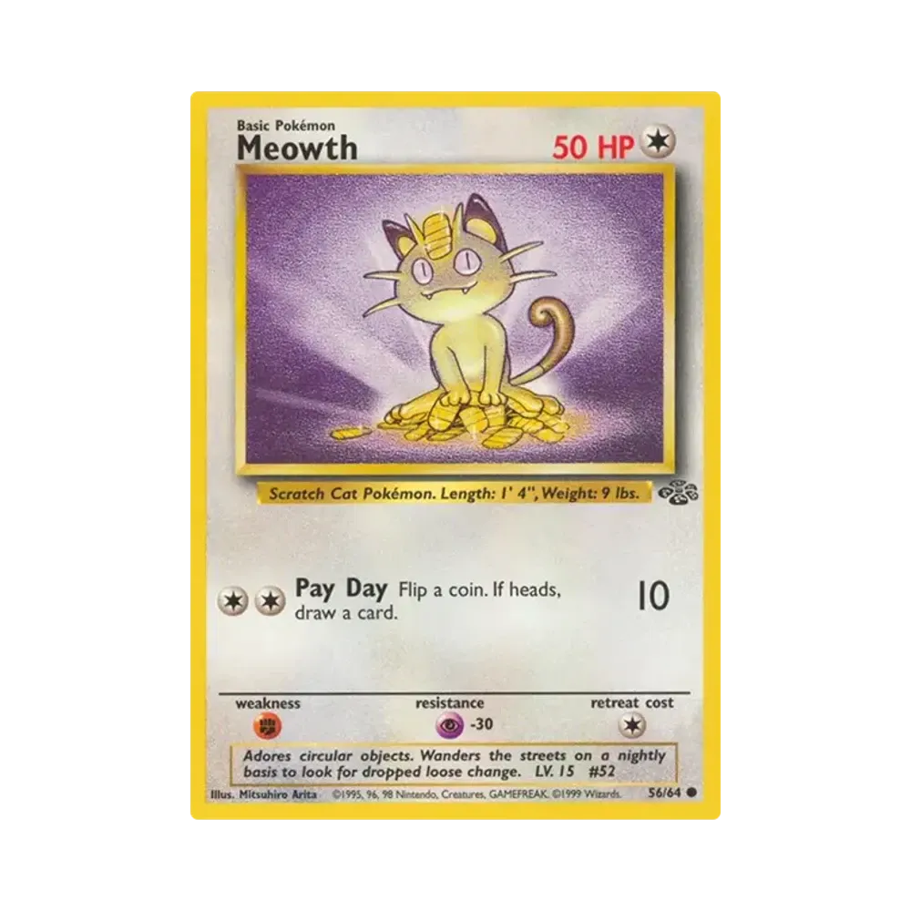 Meowth C [56/64][EN](Base "Jungle")