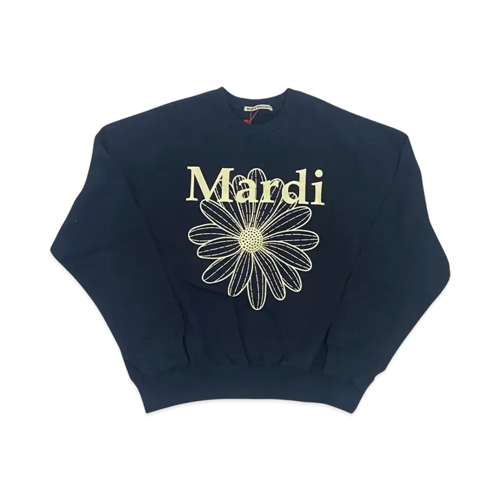 Mardi Mercredi Sweatshirt Flowermardi "Navy Cream"