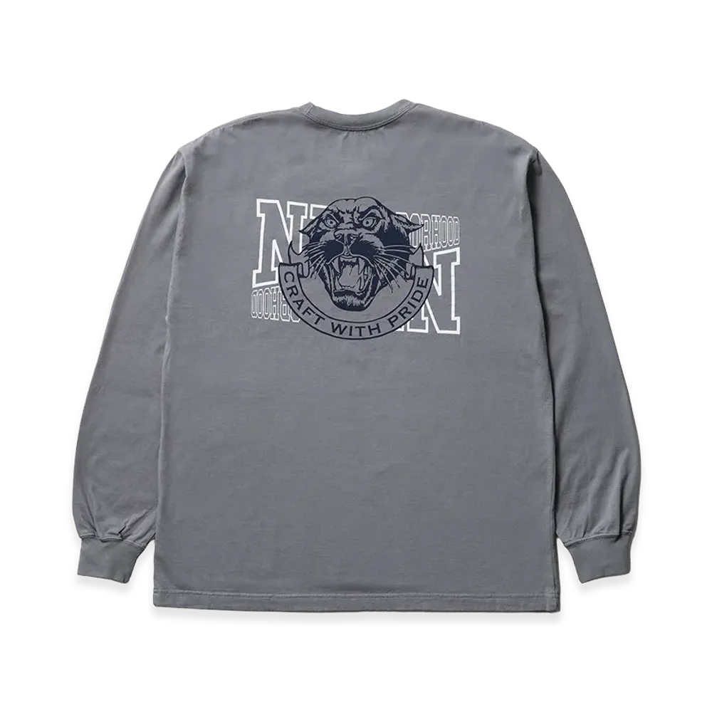 NEIGHBORHOOD NH 252 Spot . Tee LS-2 "Gray"