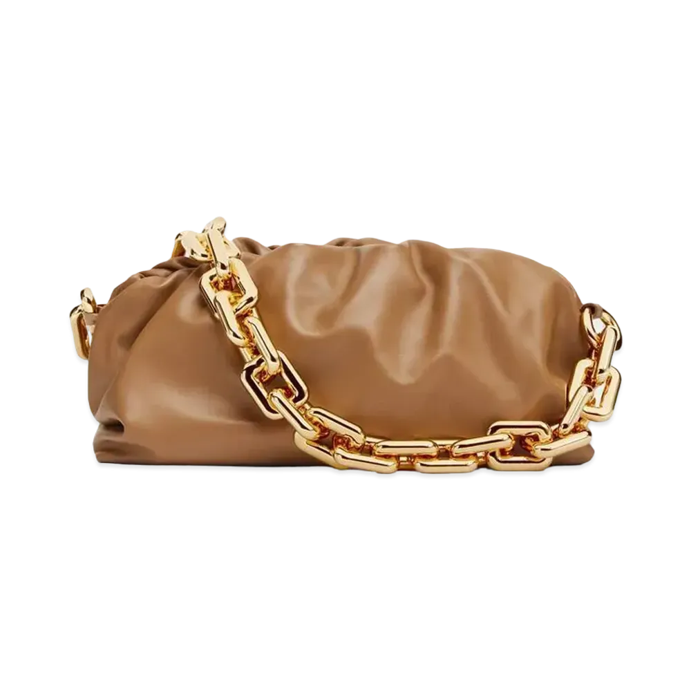 Bottega Veneta Chain Pouch "Teak"