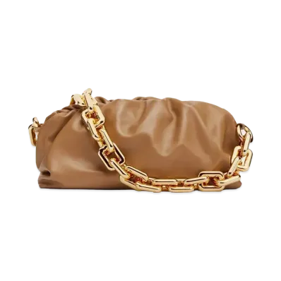 Bottega Veneta Chain Pouch "Teak"